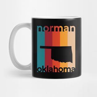 Norman Oklahoma Retro Mug